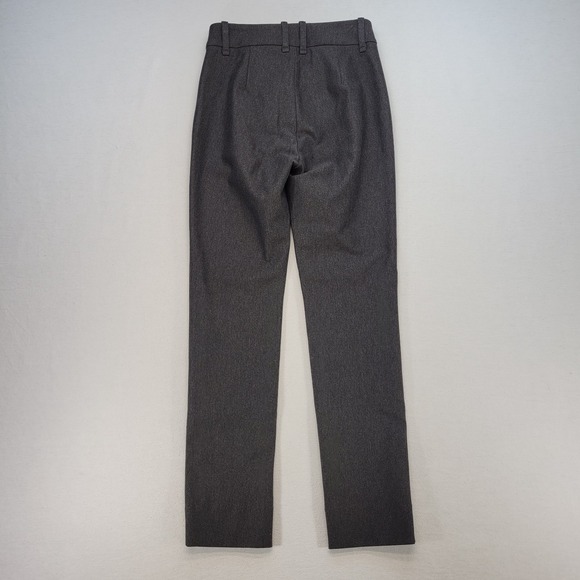 Vince Pants Womens 2 Charcoal Gray Tapered Ankle Trousers Mid Rise Stretch - Picture 3 of 11